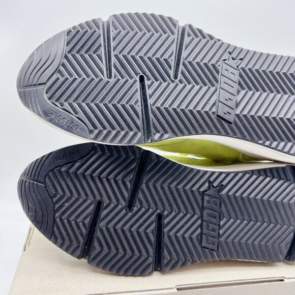 Golden Goose Running Sole Canvas PVC Toe Spur Yellow Sneakers Mens EU 41 US 8 - Picture 10 of 14